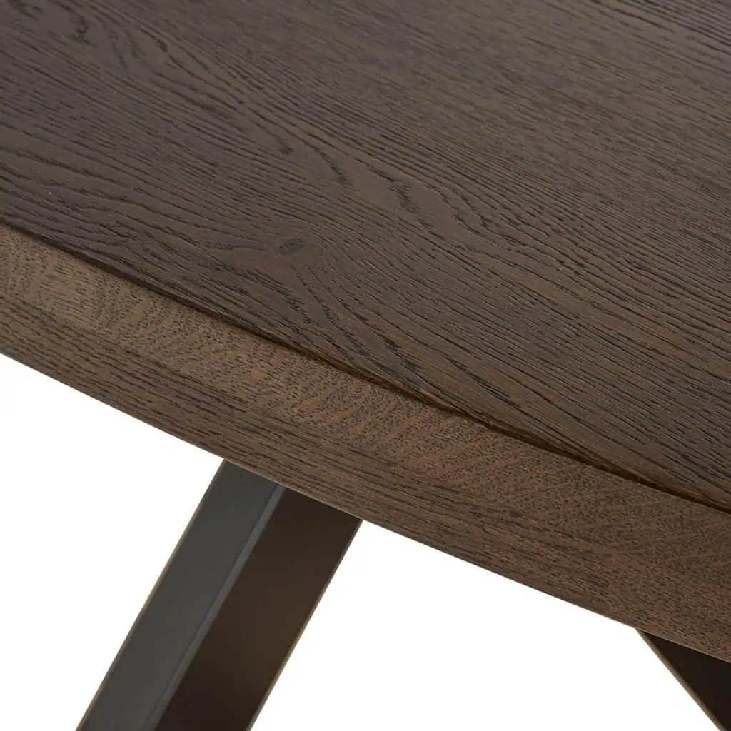 - Eettafel Watson bruin 235 incl. spider leg black (Dark brown)