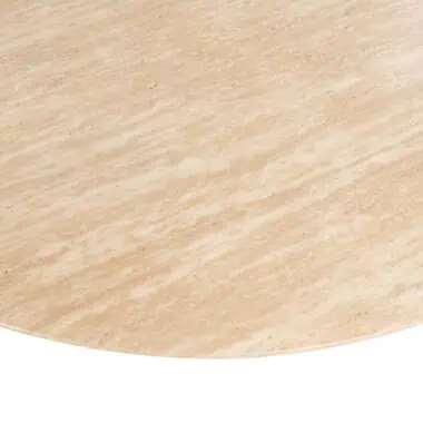 - Eettafel Montgommery 130Ø (Beige)