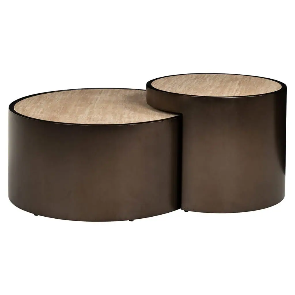 - Salontafel Ronson set van 2 (Beige)