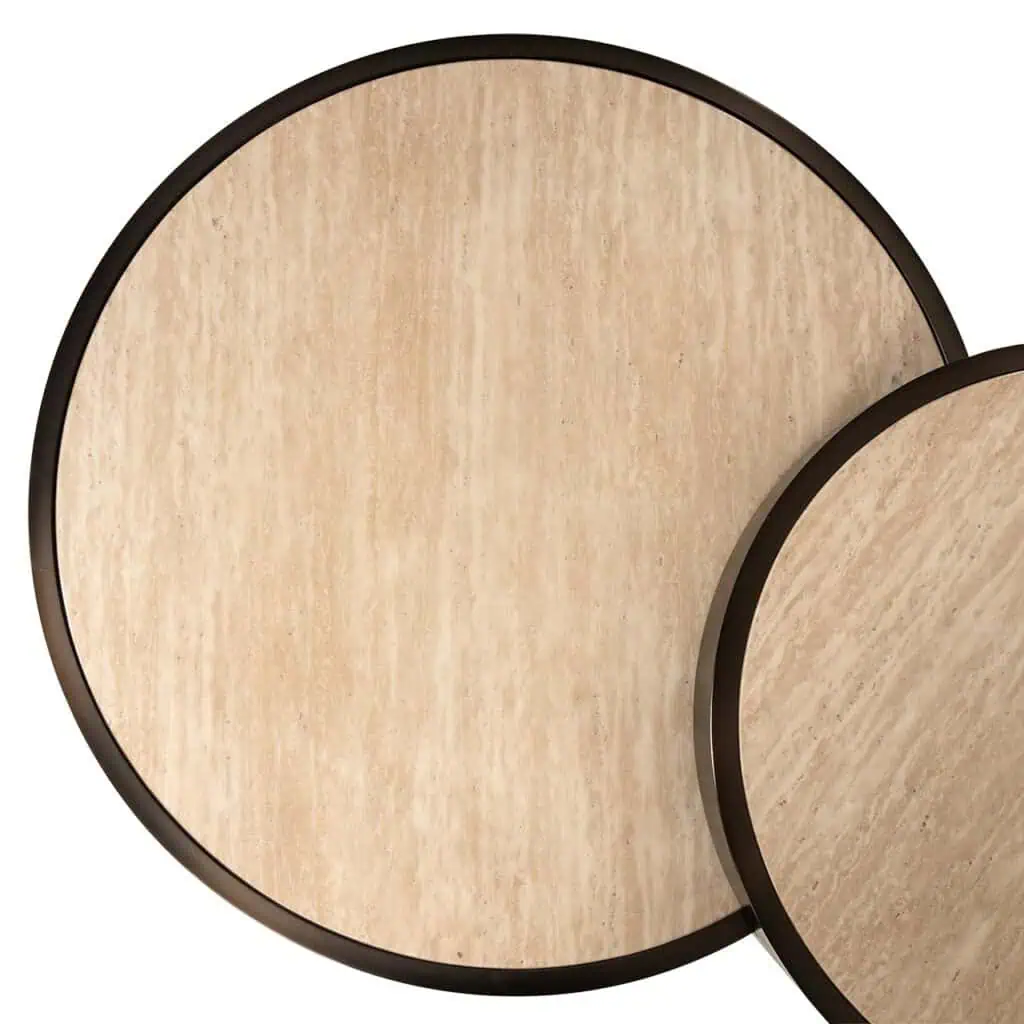 - Salontafel Ronson set van 2 (Beige)