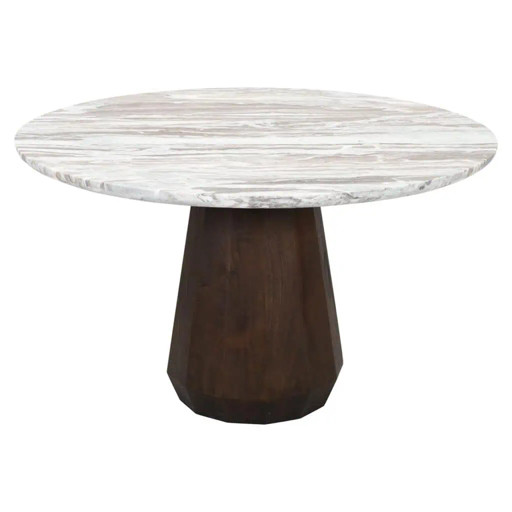 - Eettafel Oberoy 130Ø (Brown)