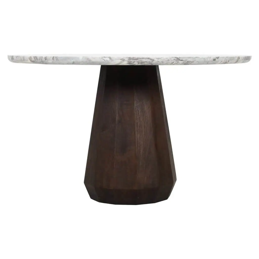 - Eettafel Oberoy 130Ø (Brown)