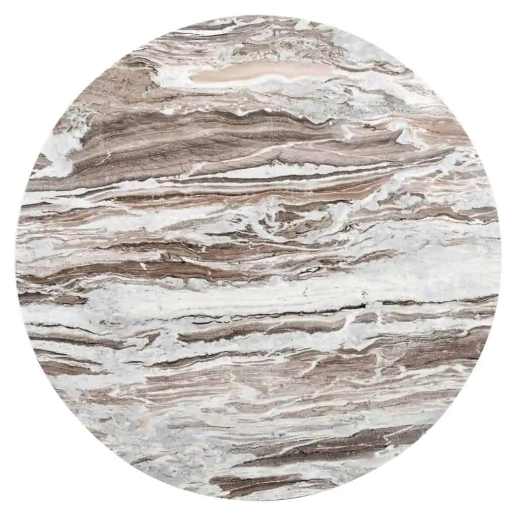 - Eettafel Oberoy 130Ø (Brown)