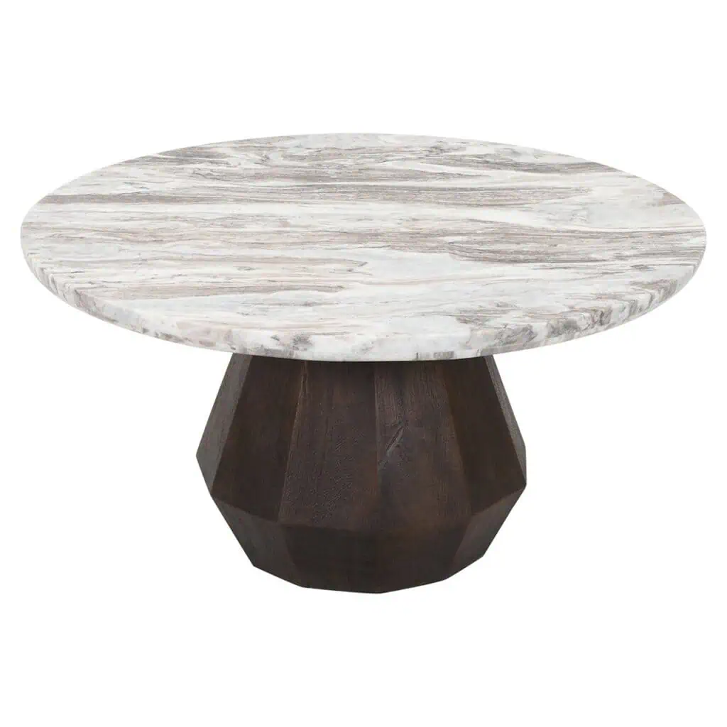 - Salontafel Oberoy 80Ø (Brown)