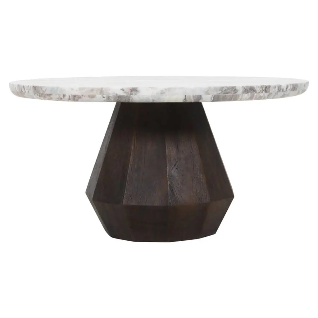 - Salontafel Oberoy 80Ø (Brown)