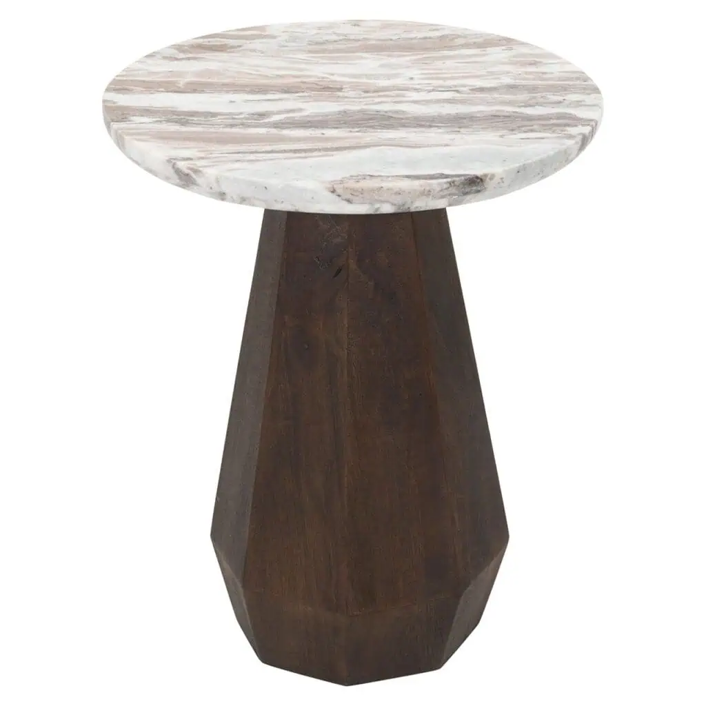 - Bijzettafel Oberoy 45Ø (Brown)