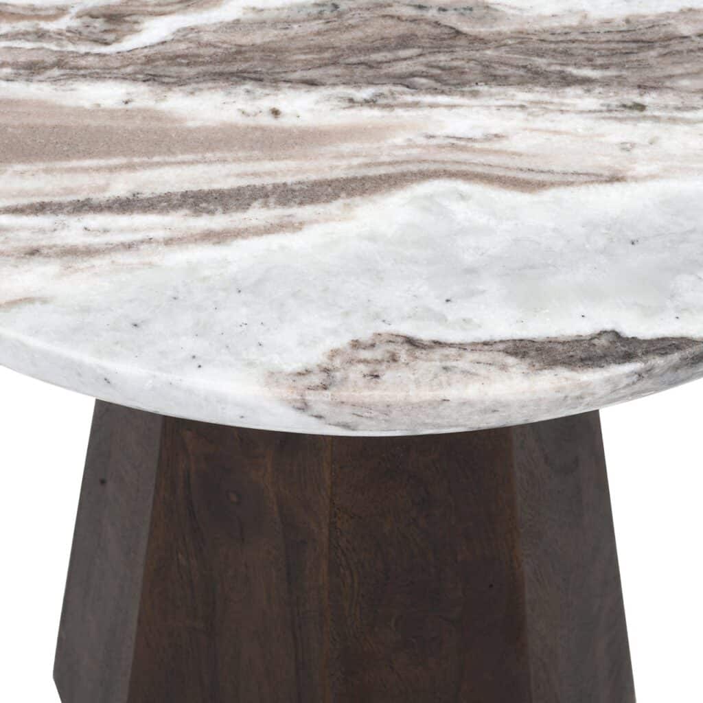 - Bijzettafel Oberoy 45Ø (Brown)