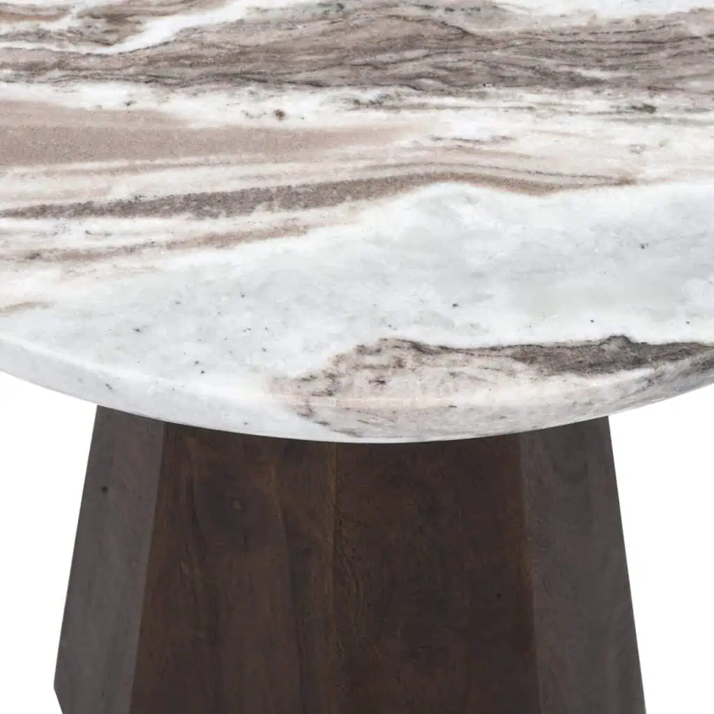 - Bijzettafel Oberoy 45Ø (Brown)
