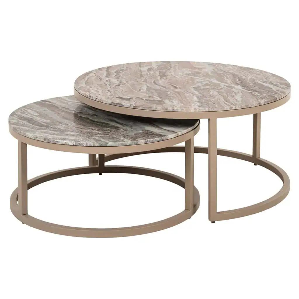 - Salontafel Fairfax set van 2 (Stone)