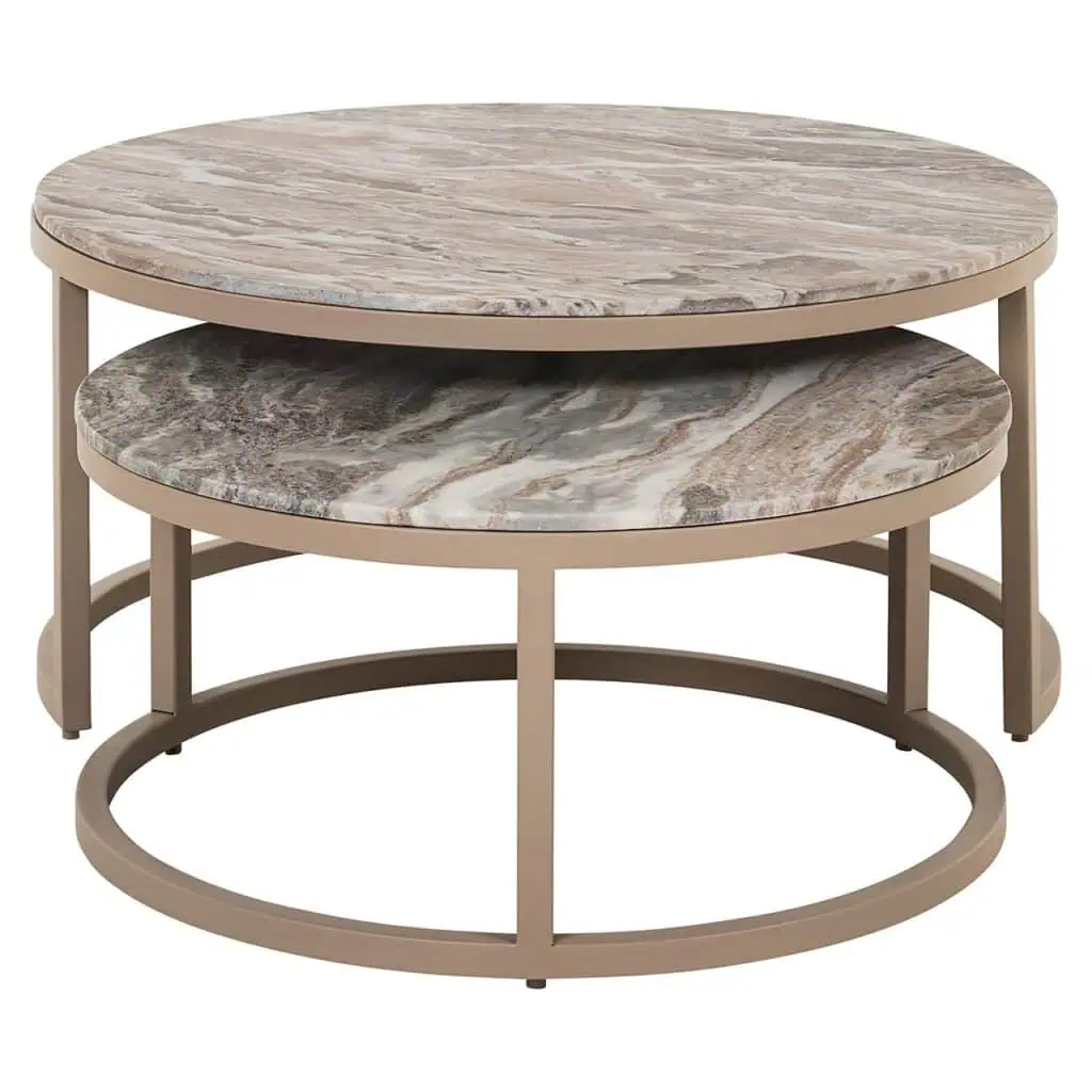 - Salontafel Fairfax set van 2 (Stone)