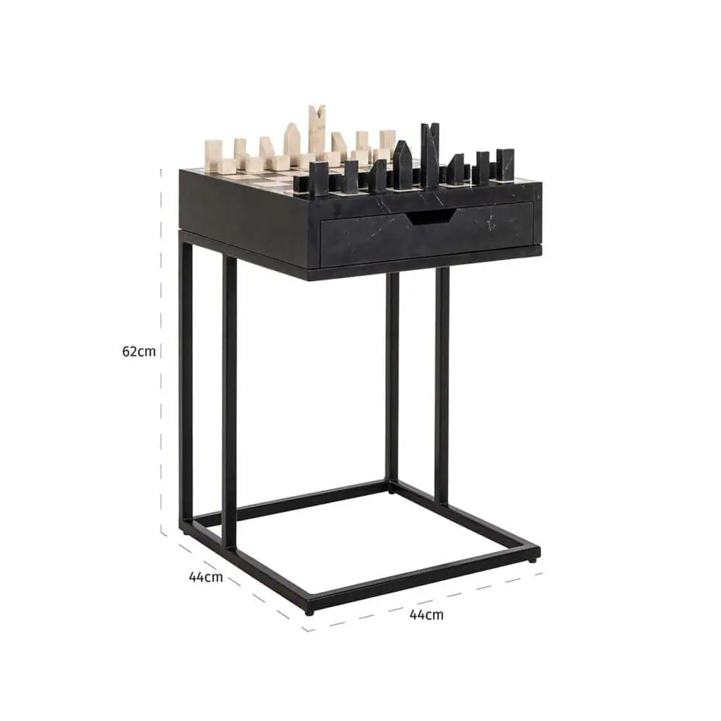 - Schaaktafel Davos 1-lade (Black)