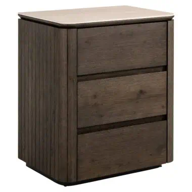 - Nachtkastje Ritz 3-lades (Brown)