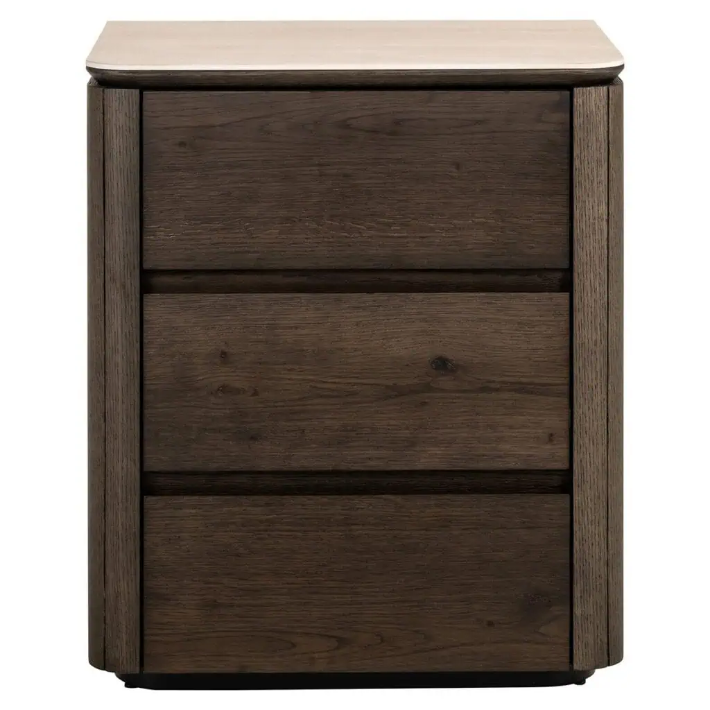 - Nachtkastje Ritz 3-lades (Brown)