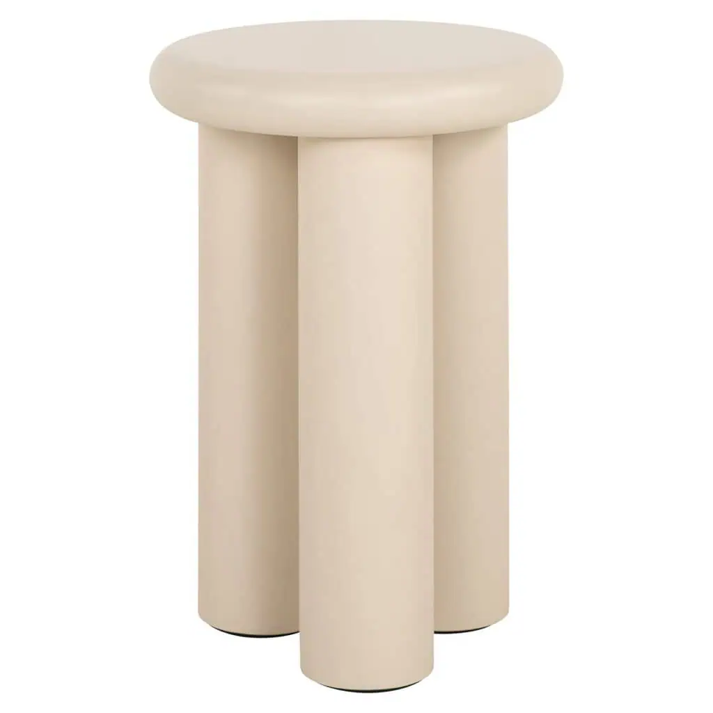 - Bijzettafel Elbaz 35Ø (Beige)