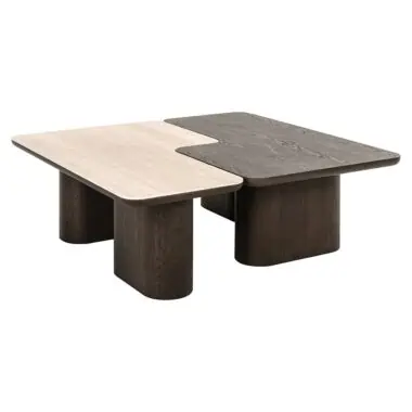 - Salontafel Nando set van 2 (Brown)