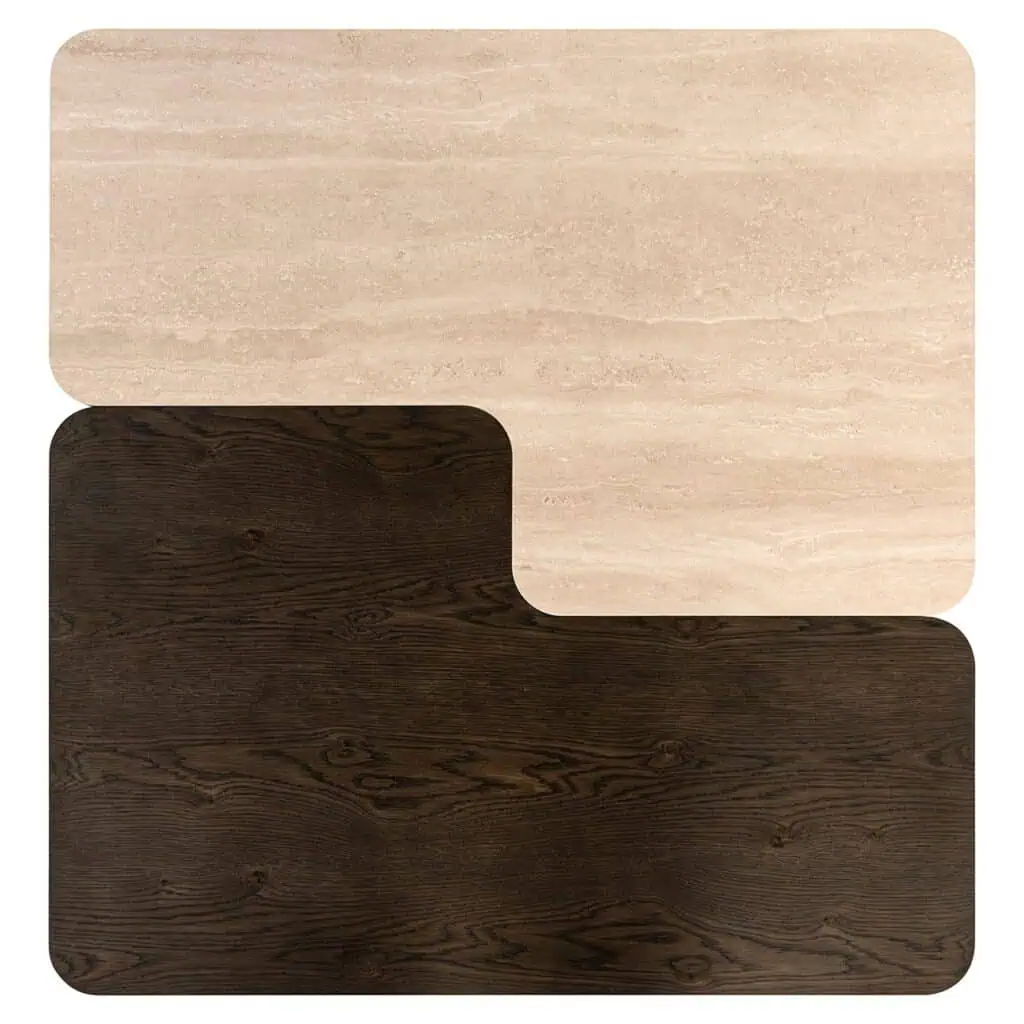 - Salontafel Nando set van 2 (Brown)