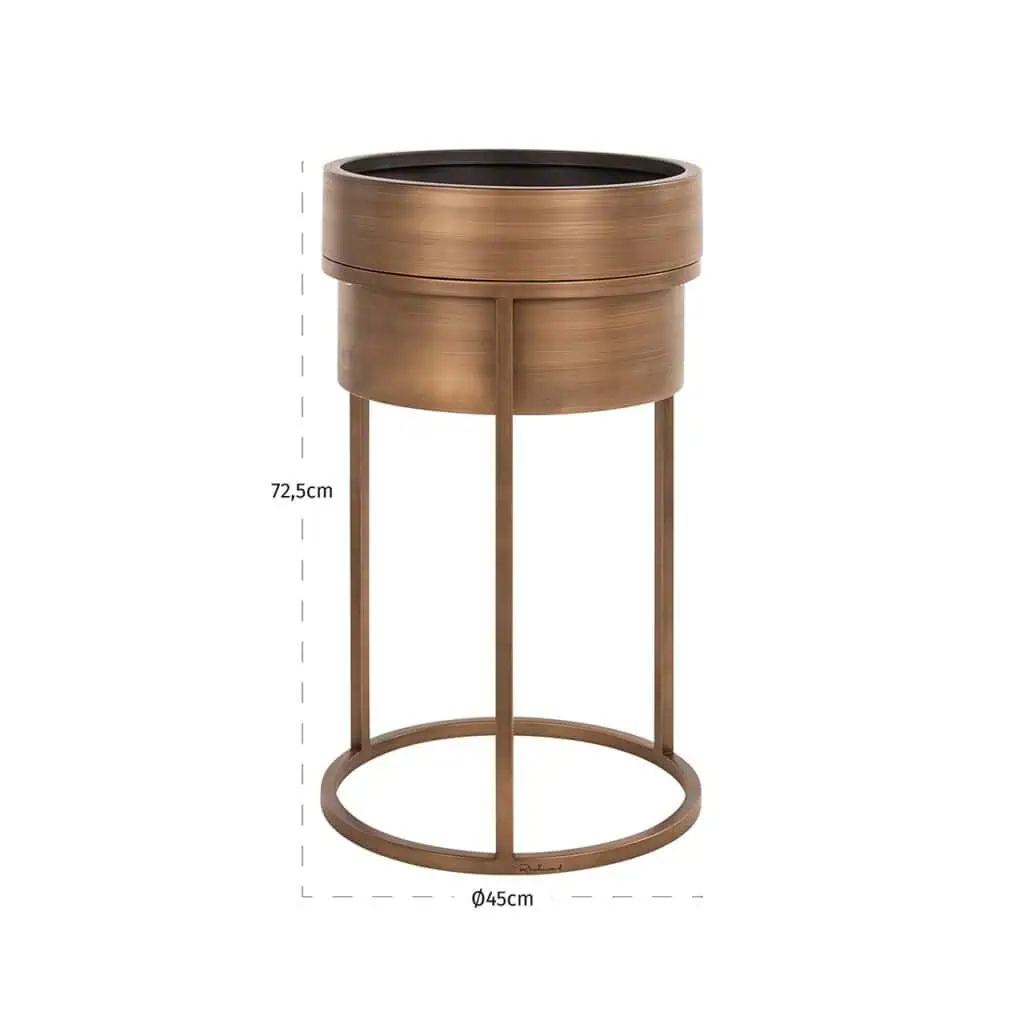 - Plantenbak Chadd (Brushed Gold)