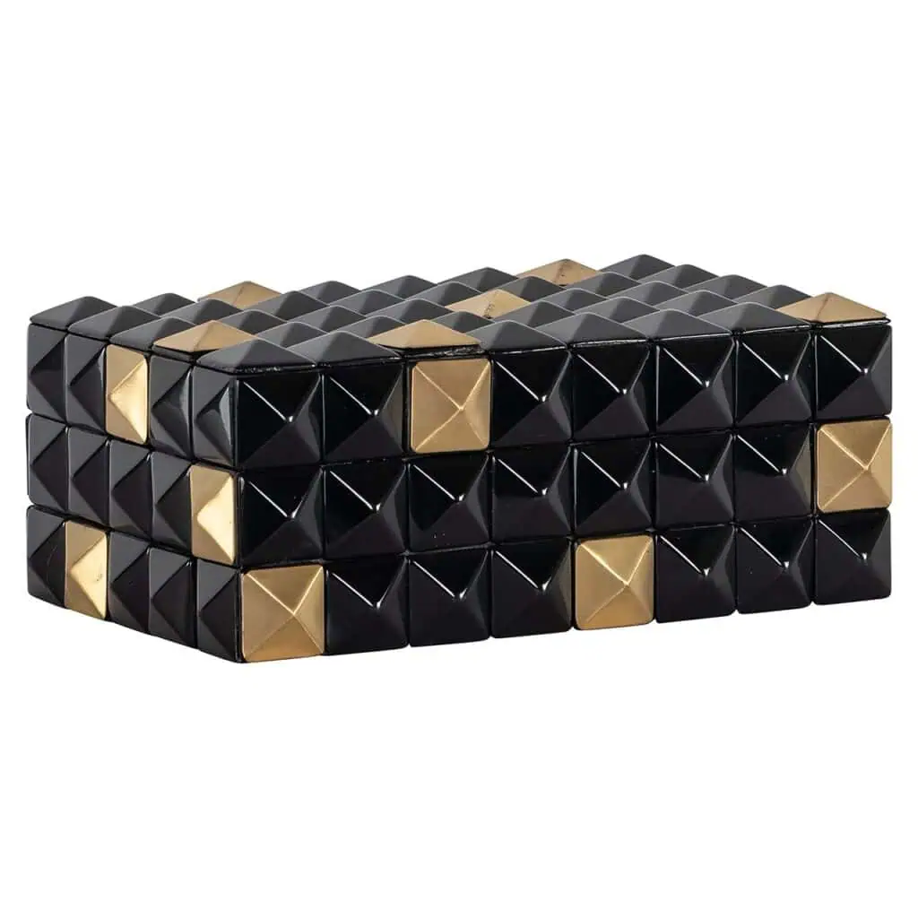 - Opbergbox Velicia (Black/gold)