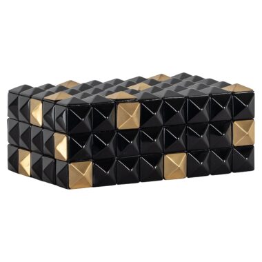 - Opbergbox Velicia (Black/gold)