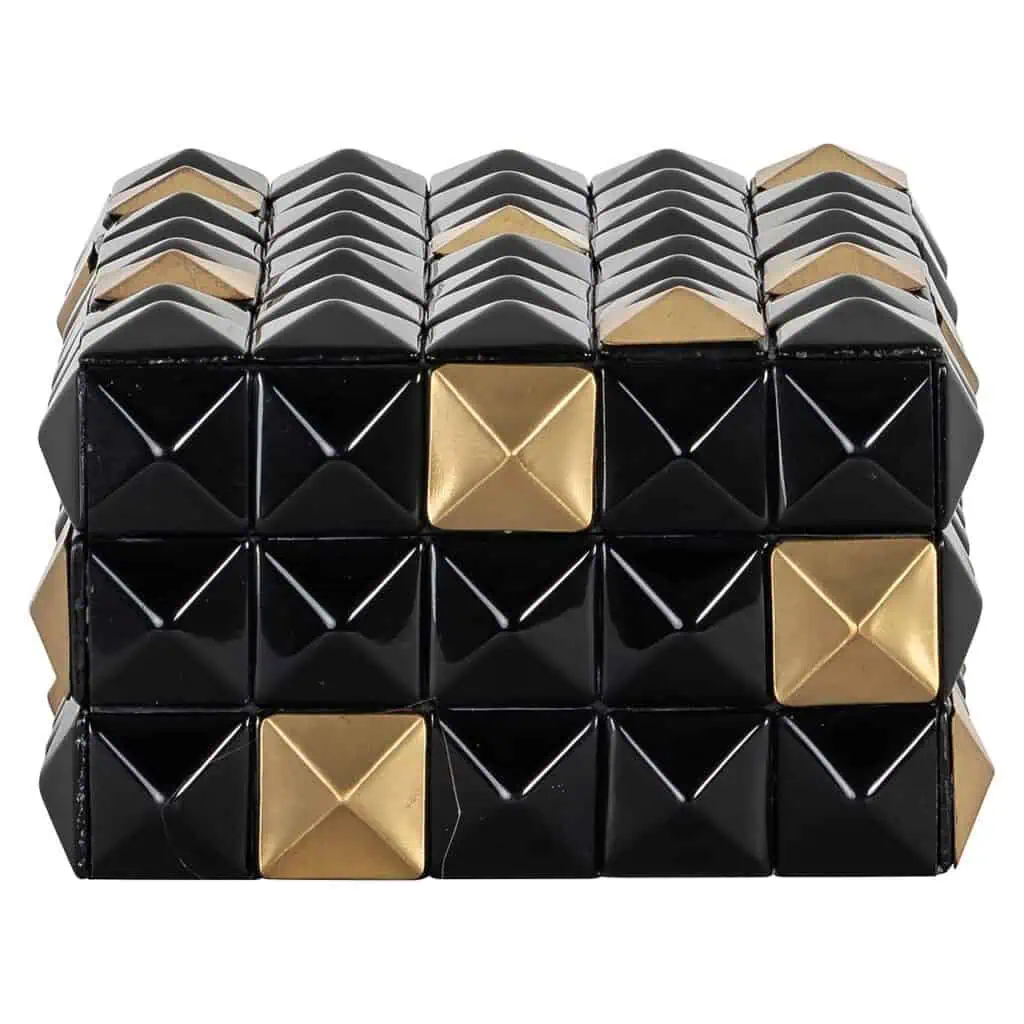 - Opbergbox Velicia (Black/gold)