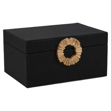 - Opbergbox Amal groot (Black/gold)