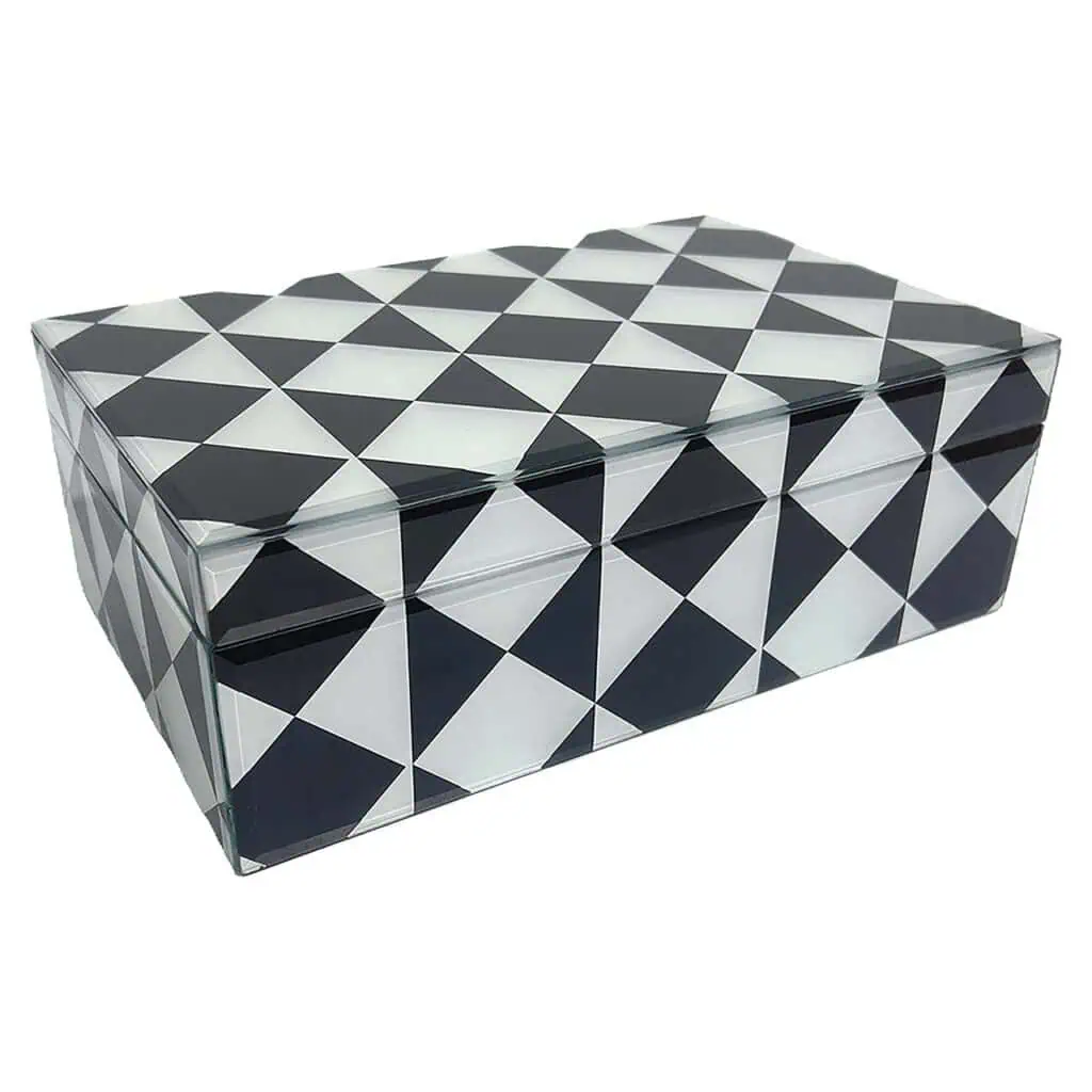 - Opbergbox Silas klein (Black/white)
