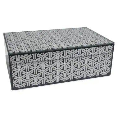 - Opbergbox Feliz klein (Black/white)