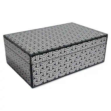 - Opbergbox Feliz groot (Black/white)