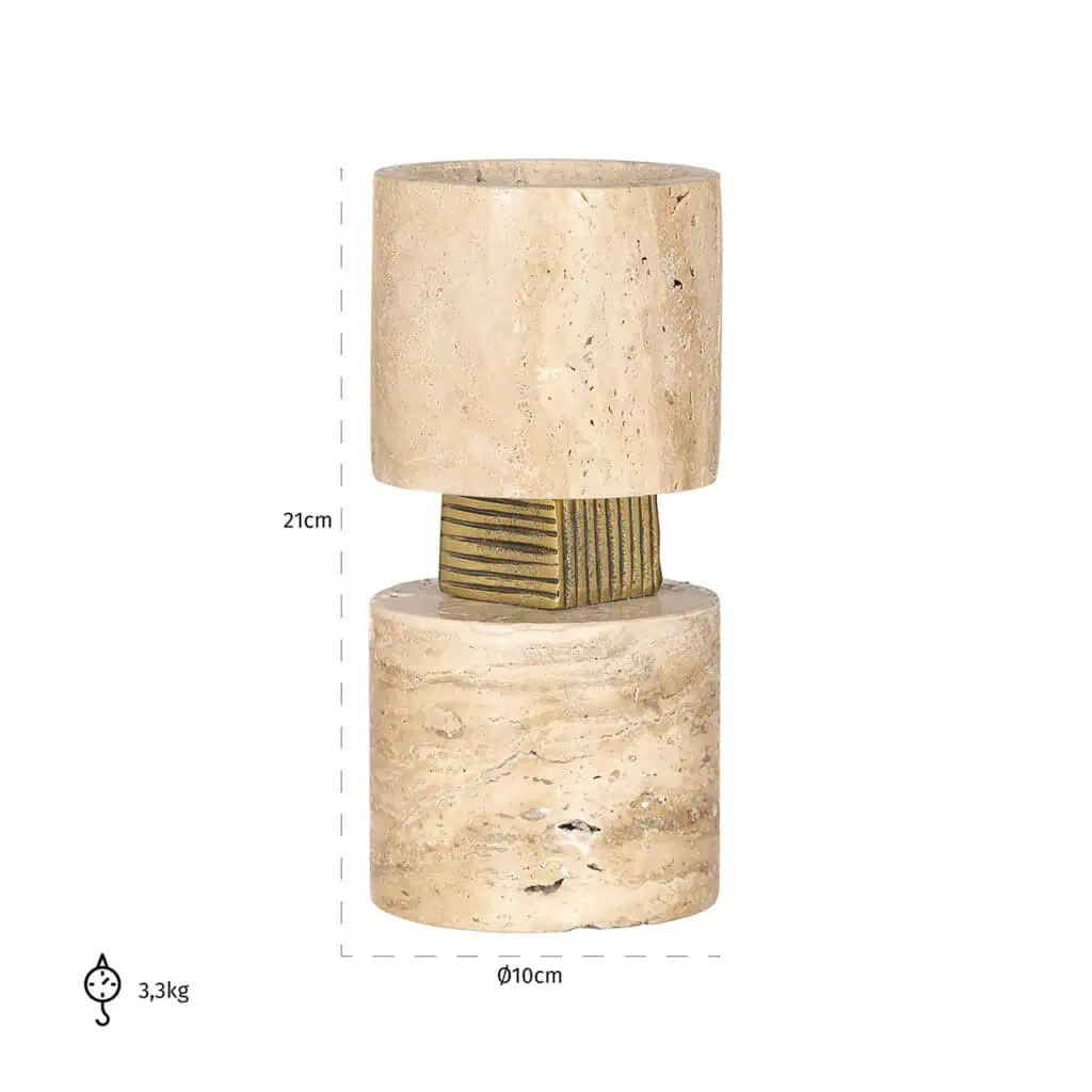 - Kandelaar Boaz klein (Beige)