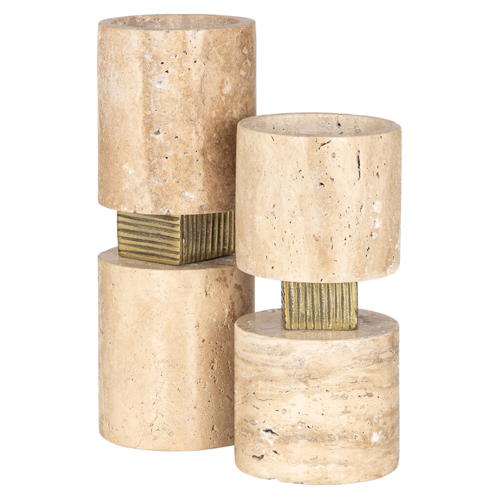 - Kandelaar Boaz groot (Beige)