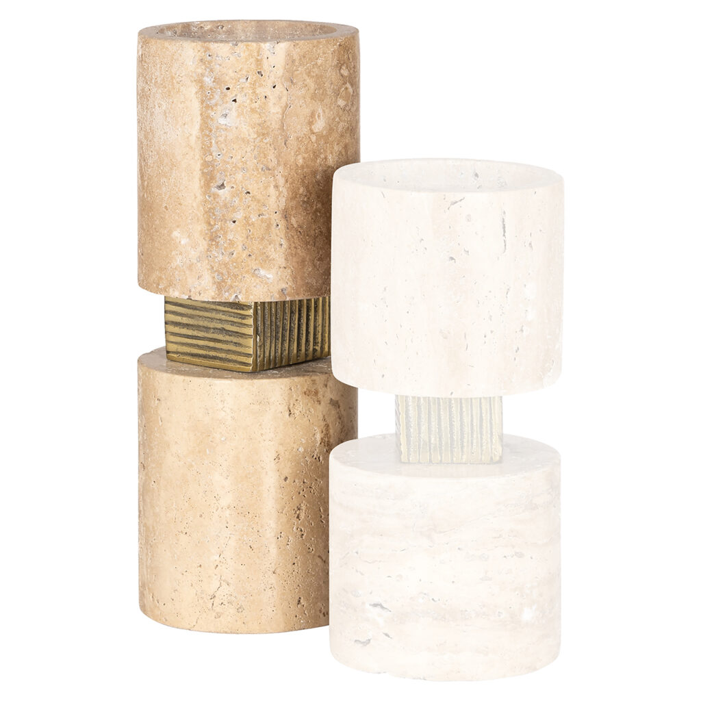- Kandelaar Boaz groot (Beige)