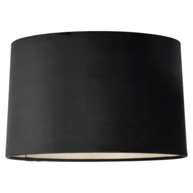 - Lampenkap Maddy black velvet (Black)