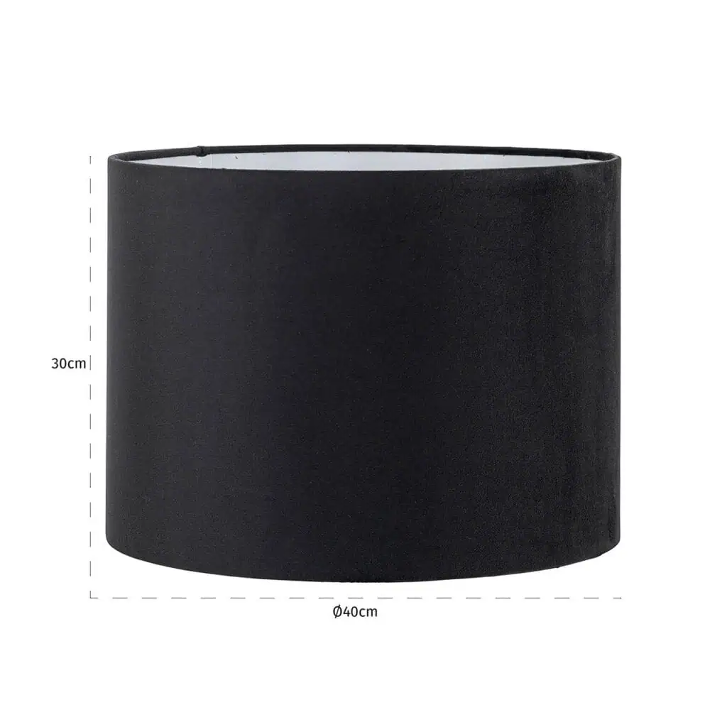 - Lampenkap Jaylinn 40Ø zwart (Black)