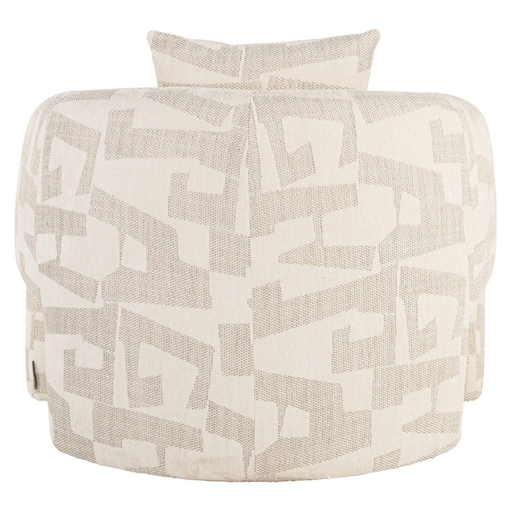 - Lounge fauteuil Tuscany beige graffic (Beige graffic)