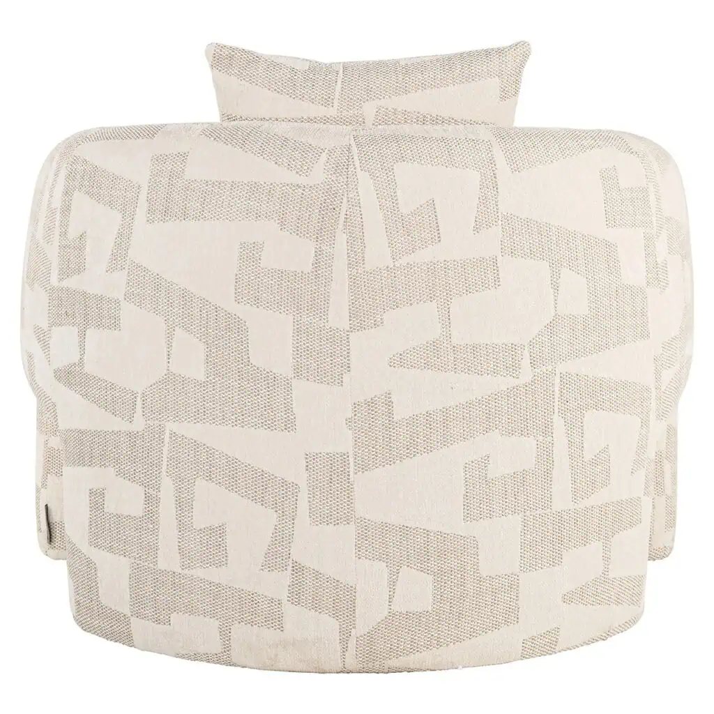 - Lounge fauteuil Tuscany beige graffic (Beige graffic)
