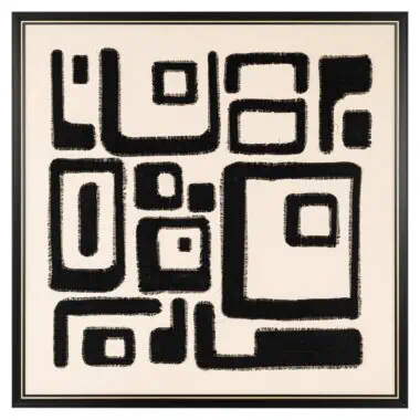 - Wall art Shanita (Black/white)