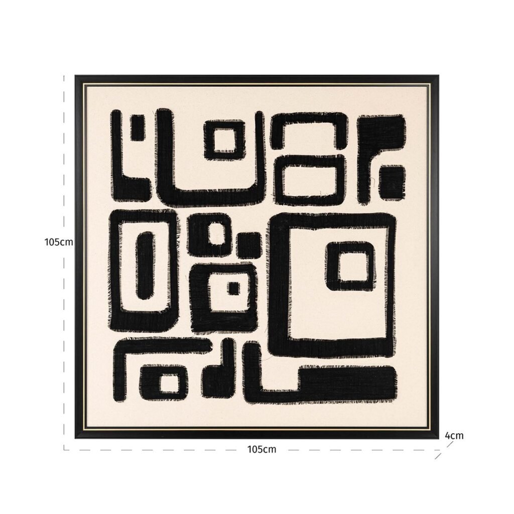 - Wall art Shanita (Black/white)