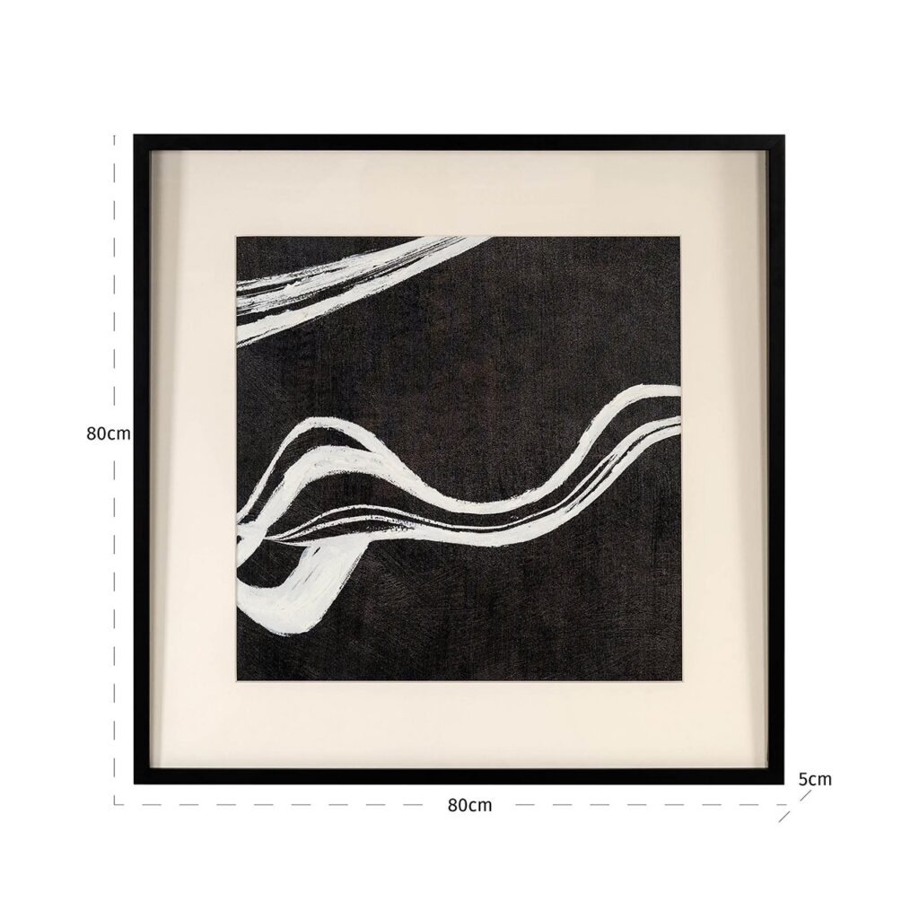 - Wall art Jozra (Black/white)