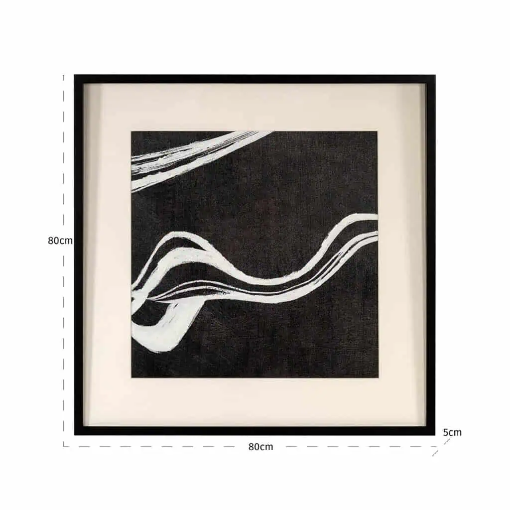 - Wall art Jozra (Black/white)