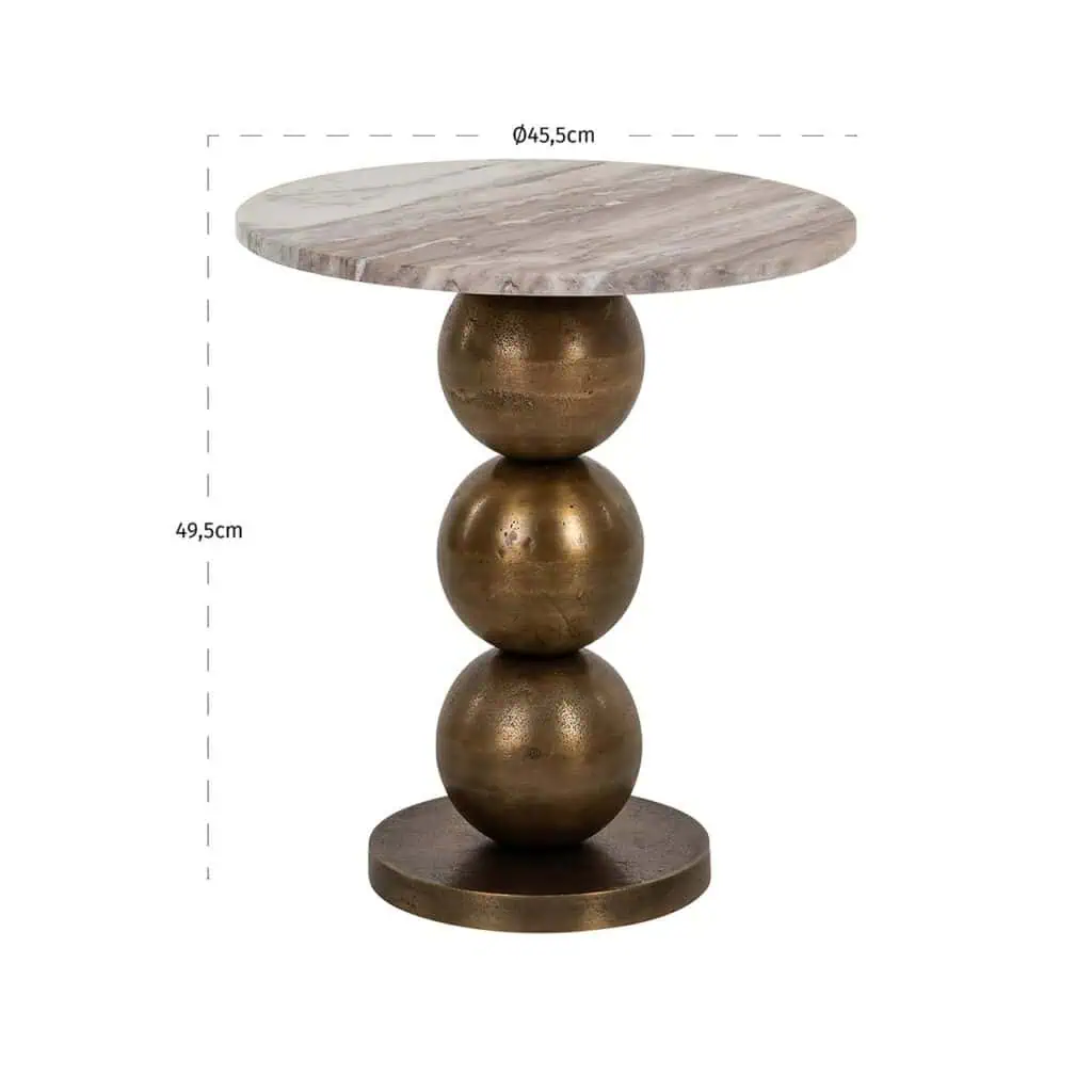 - Bijzettafel Barley (Beige)