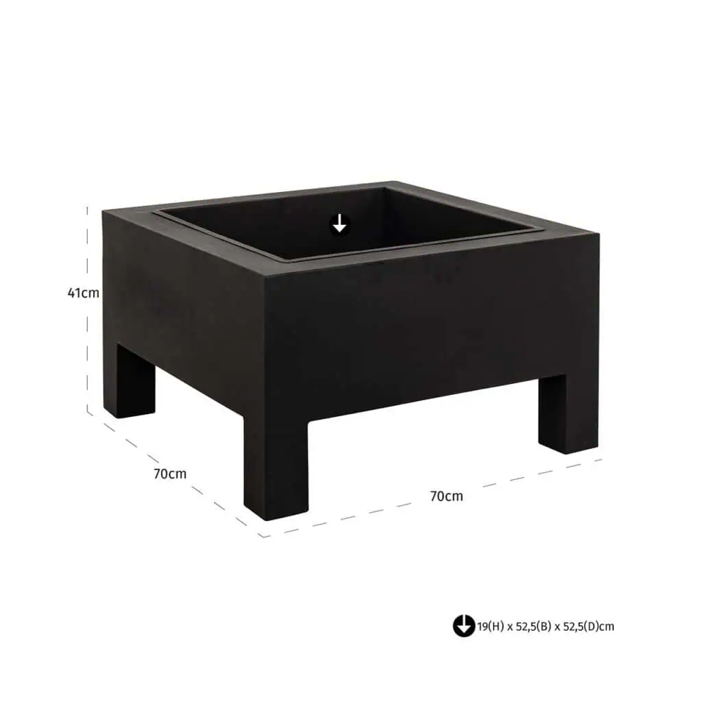 - Vuurschaal Nerium outdoor (Black)