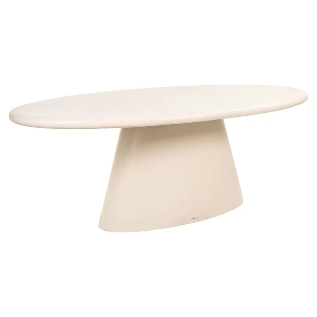 - Eettafel Urban Bloom oval 220 indoor/outdoor (Sandstone)