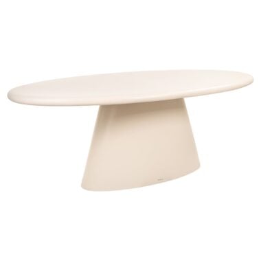 - Esstisch Urban Bloom oval 220 innen/außen (Sandstein)