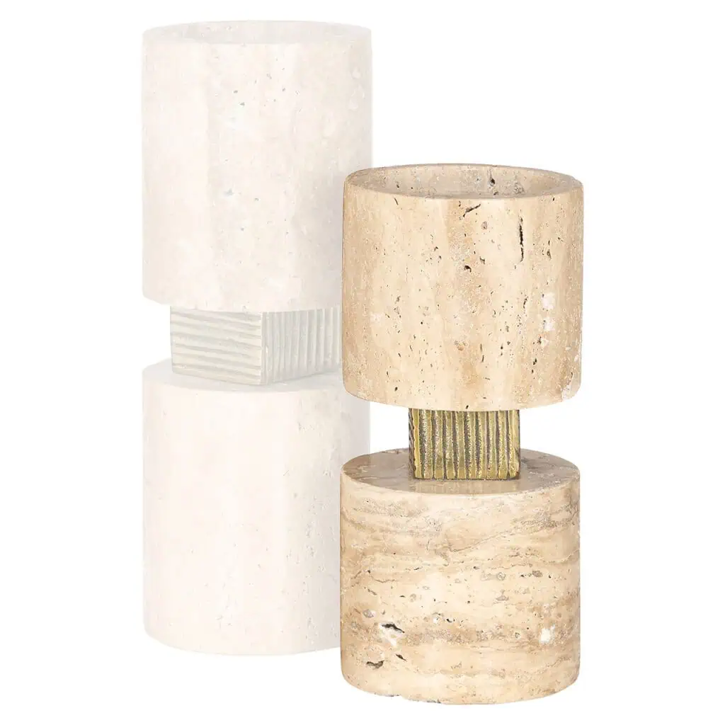 Bougeoir Boaz - petit (Beige)