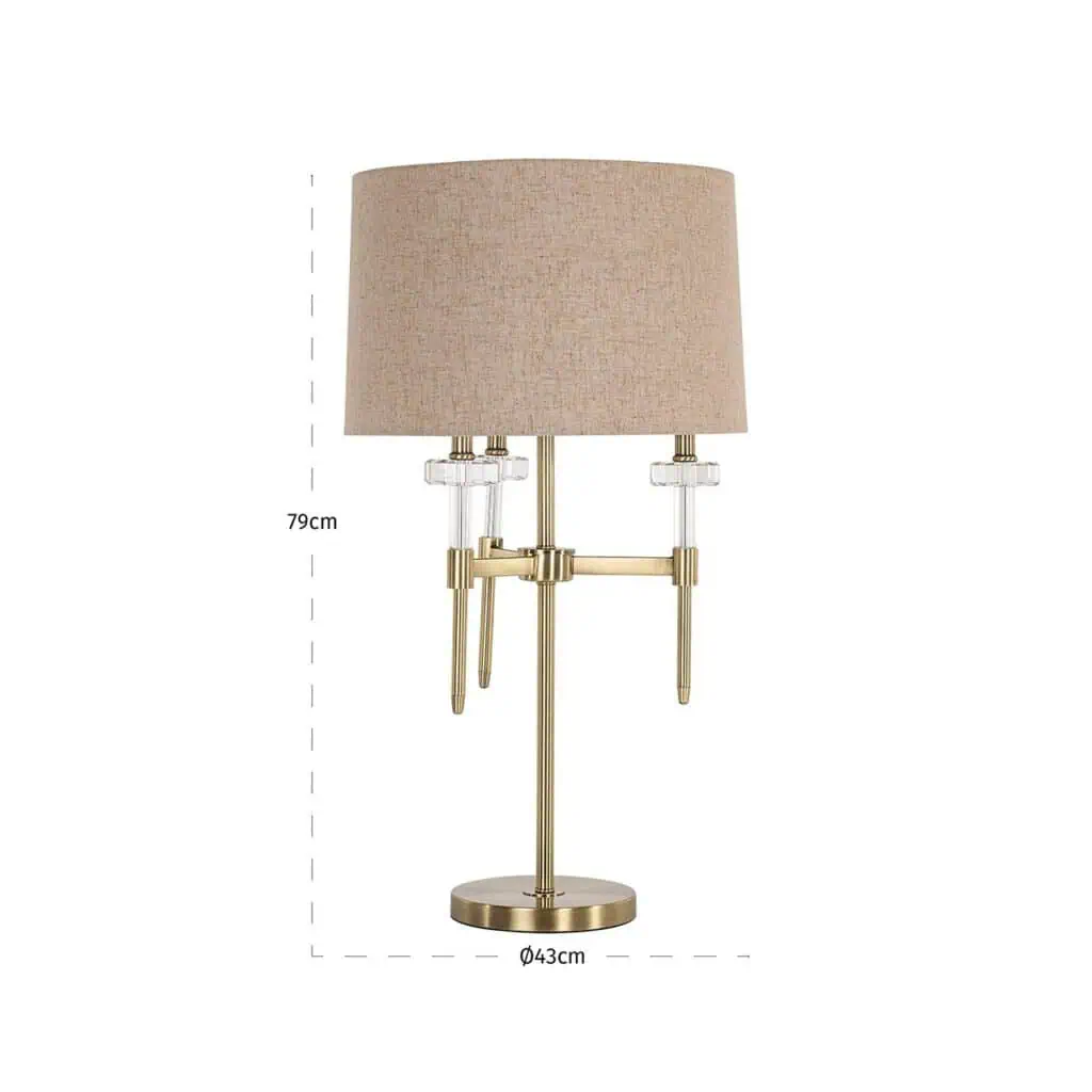- Tafellamp Josie (Brushed Gold)