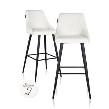 - Bar chair Brooke white unicorn (set of 2) (Unicorn 02 white)