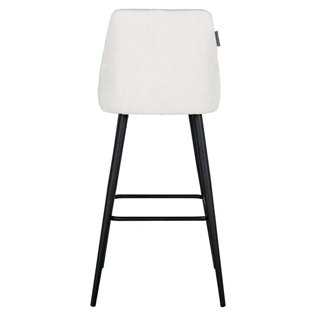- Bar stoel Brooke white unicorn (set van 2) (Unicorn 02 white)