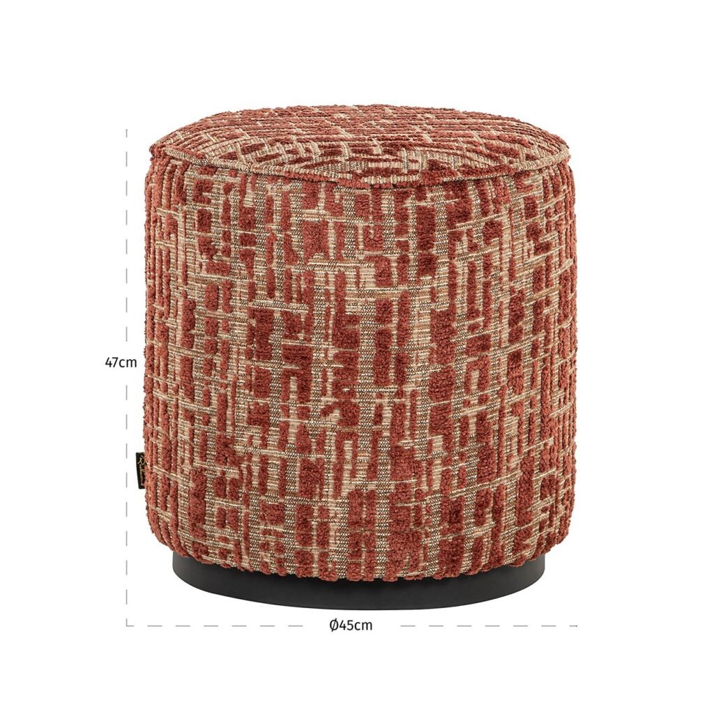 - Poef Lexie 45Ø terra dalia (Dalia 511 Terra)