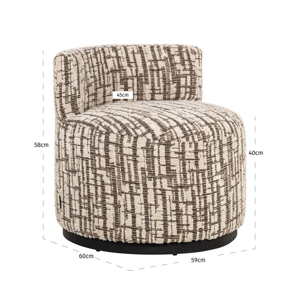 - Stoel Franny cream dalia (Dalia 11 Cream)