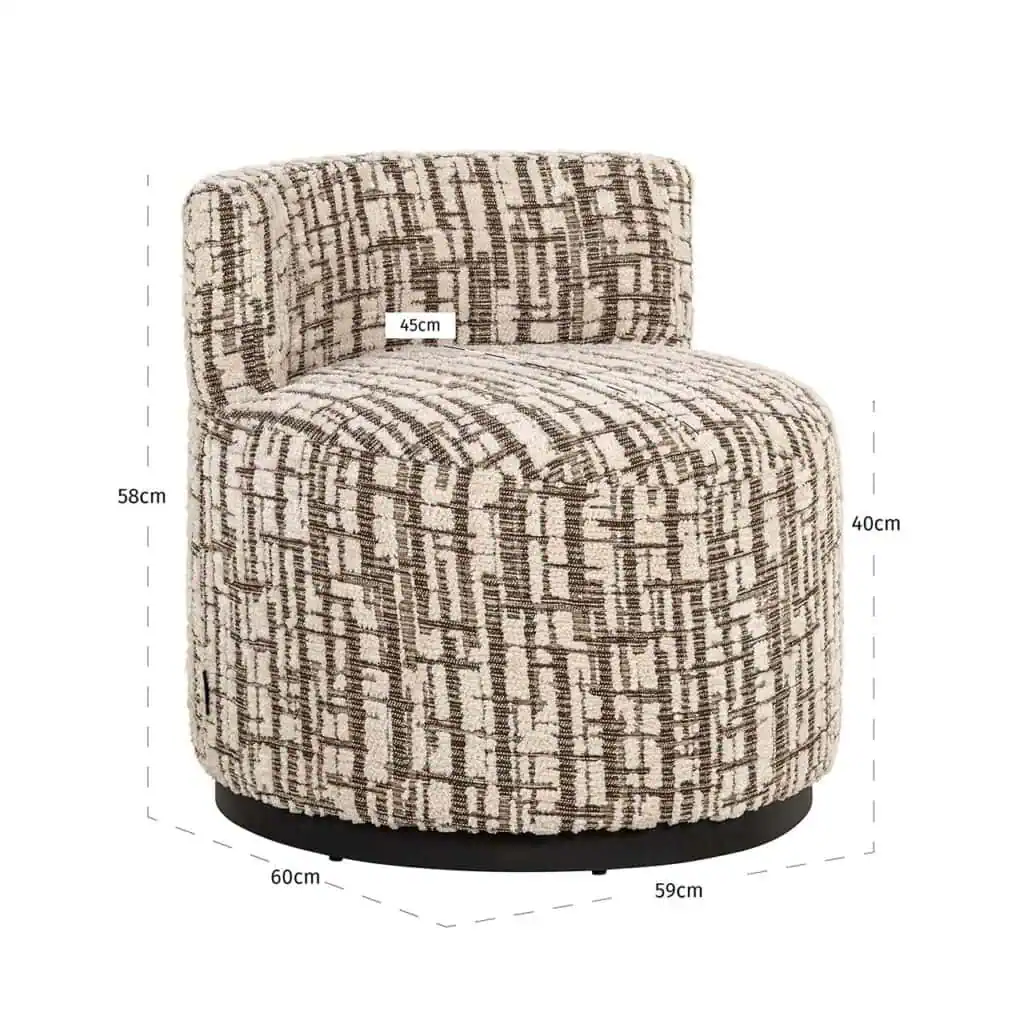 - Stoel Franny cream dalia (Dalia 11 Cream)